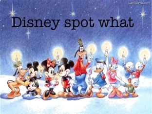 Disney Spot What by William Portelli