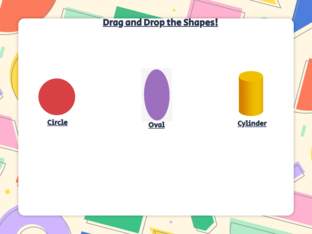 Drag and Drop the Shapes! by Anna