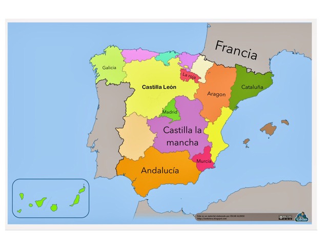 Mapa Comunidades Autonomas by Alberto Puerto Perez