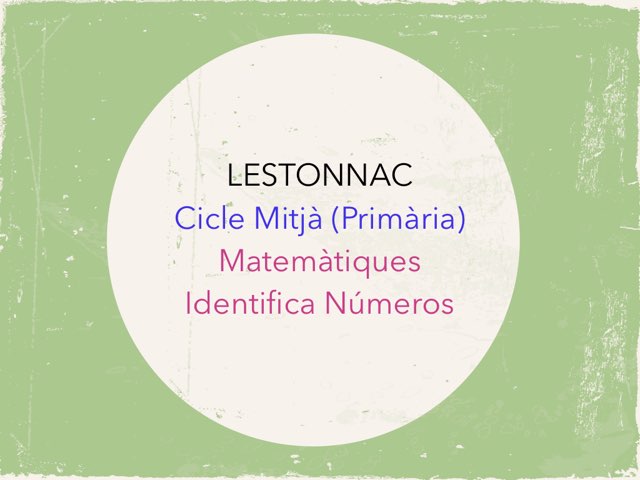 Lestonnac Cicle Mitjà Matemàtiques Números by Alex Carretero