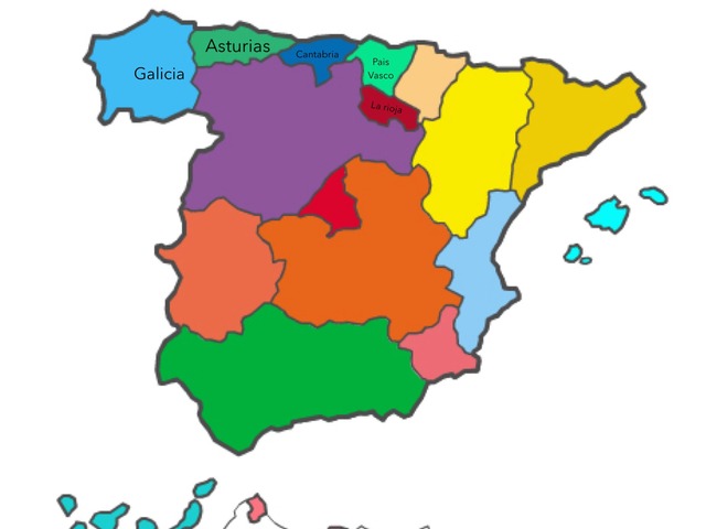 Mapa De España by Lucia Velazquez