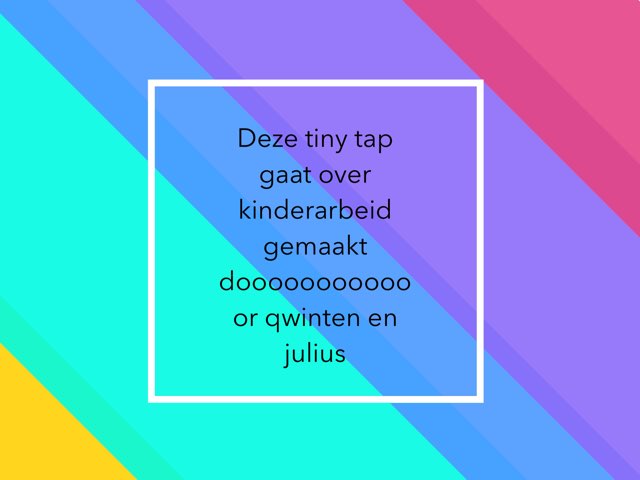 Kinderarbeid by Qwinten Bethlehem