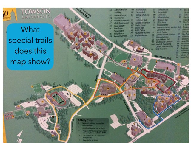 Trails Around TU by Andrea Hurd