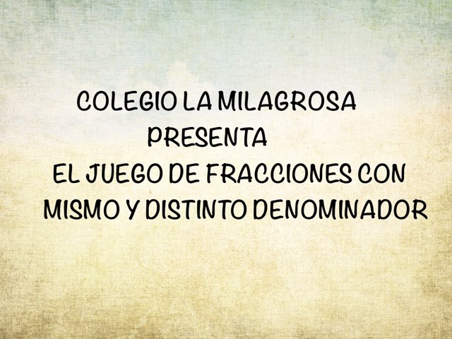 EL JUEGO DE LAS FRACCIONES  by Arnau Font