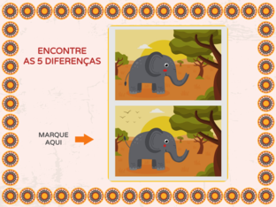 ENCONTRE AS 5 DIFERENÇAS by Jéssica Meneghini