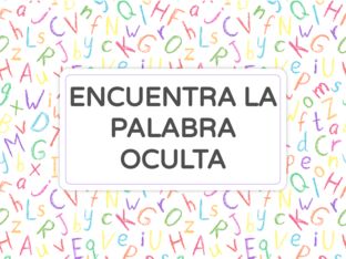 ENCUENTRA LA PALABRA OCULTA by Andrea Zc