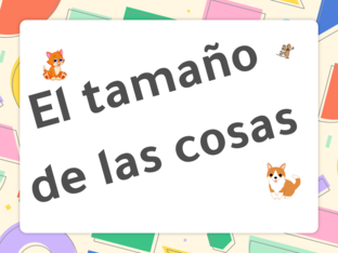 El tamaño de las cosas by Jesus Manuel Mendez Romero