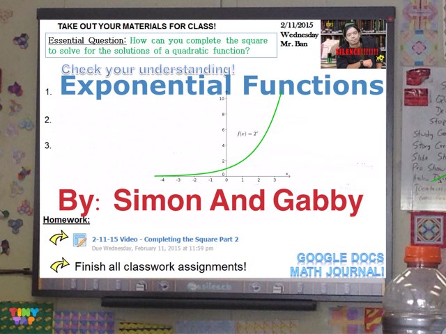 Exponential Functions by Simon ocampo