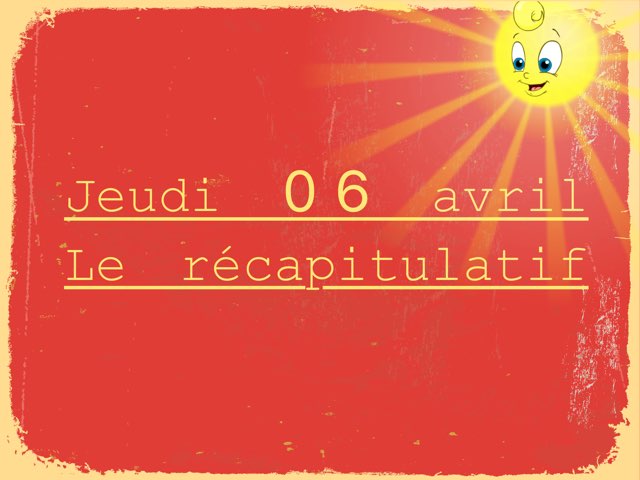 L - Jeu06 - Récapitulatif  by Caroline Gozdek