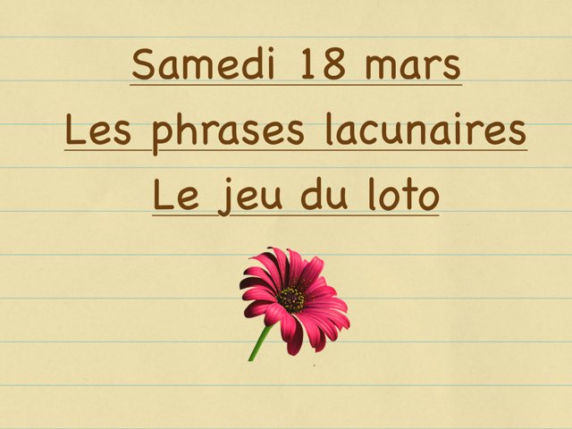 N - Sam18 - Phrases Et Loto by Caroline Gozdek