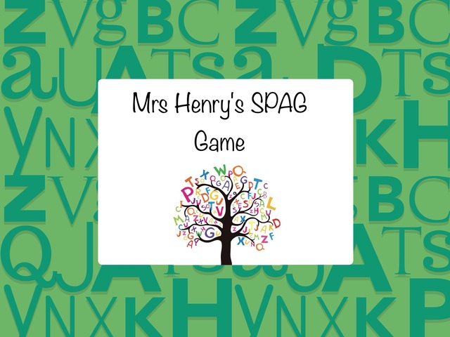 Mrs Henry's SPAG Game by St. Matthew's Year 6