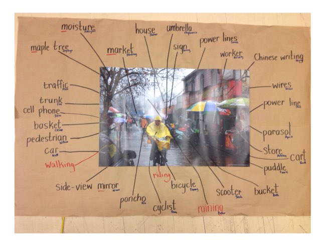 Rain Spelling Test by Russell Munkler