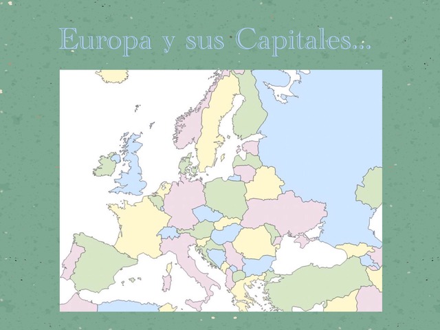Europa y sus capitales  by María Pèrez