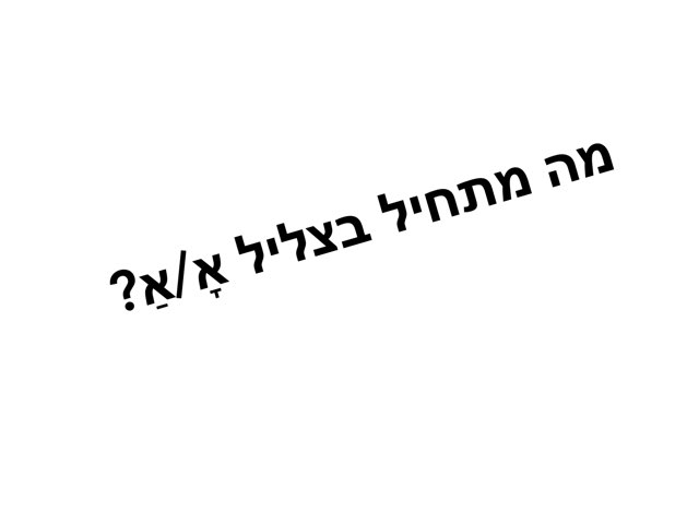 צליל פותח  by מיכל פרל