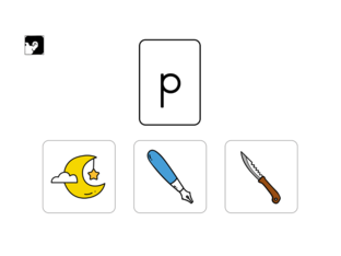 FONOLOGISCH letter p by Annelies Vercaigne