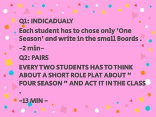 FOUR SEASON closure activity  by Rawan Alaamer