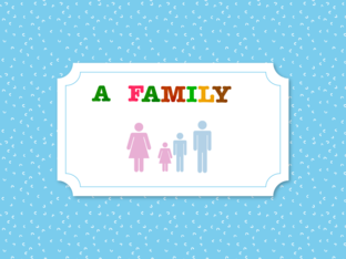 Family and friends words by My English Family