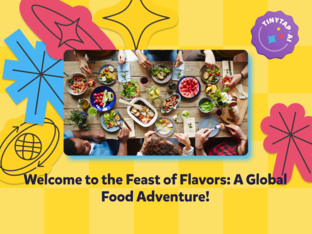 Feast of Flavors: A Global Food Adventure by ni ni