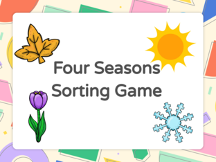 Four Seasons Sorting Game by Charmaine