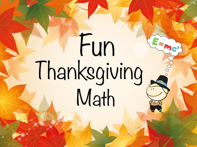 Fun Thanksgiving Math by Ava DiGi