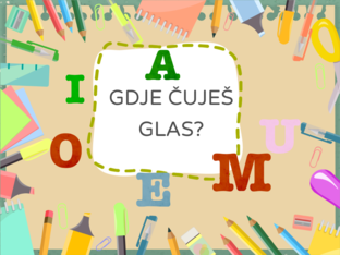 GDJE ČUJEŠ GLAS? by Sandra Vuk
