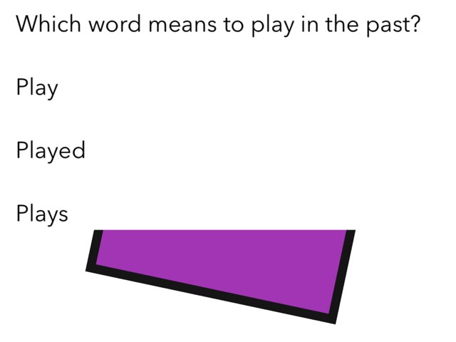 Past tense by Stacie Moore