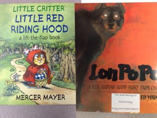 Comparing two Red-Riding Hood stories by Maria Garcia