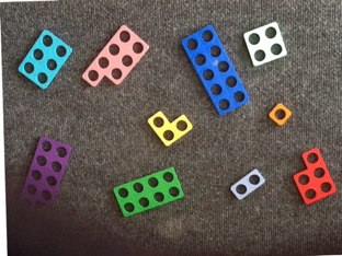 Recognising numicon shapes by Martin Pickett