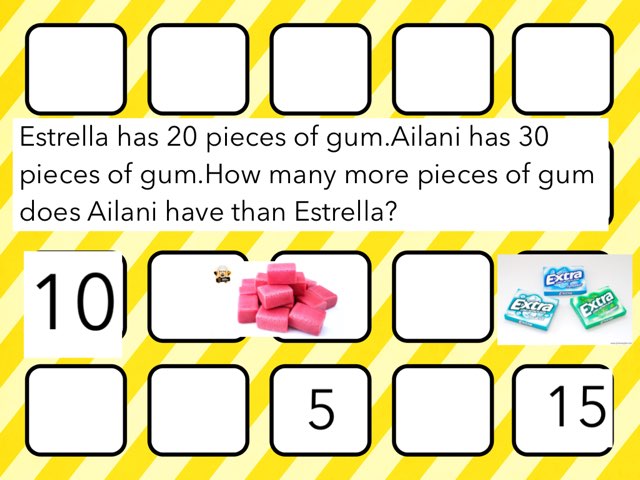 Gum word problem
 by Maria Garcia