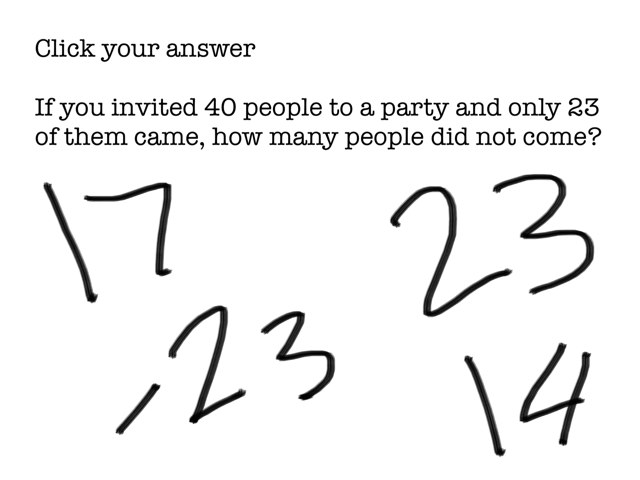 Just a problem a day will keep the monster away! by Sarah Chin