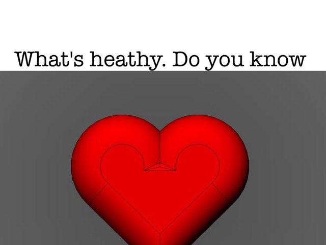 Learn what's healthy and what's not you would like it and it for kids 2 all the way to 7 so plzzzzz. Like it!!!'
 by Jasmine Walker