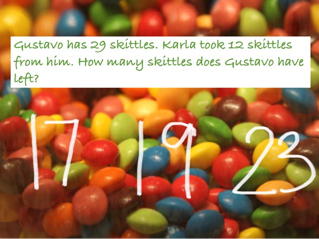 Gustavo's word problems by Tiffany Reyes