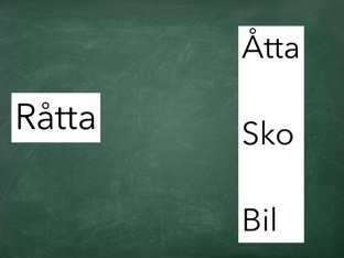 Träna på ord som rimmar by Helen Lindmark