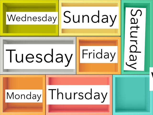 Days of the week - before and after Free Activities online for kids in ...
