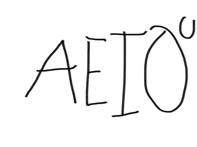 Vocales by Aylin López