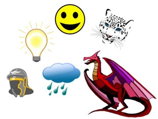 Play the latin game! Listen to the adjective and select the image that best represents it. by Olioli Oliver