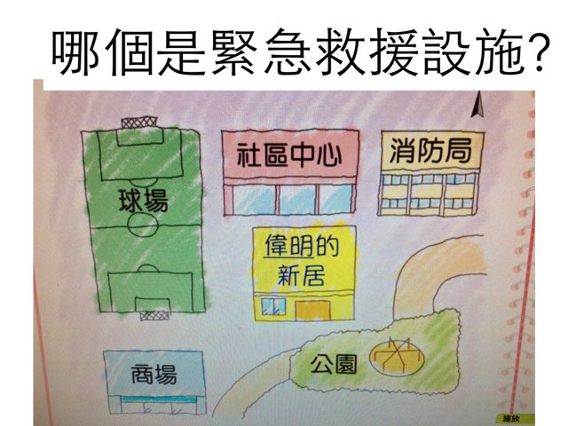 救援設施
 by Connie Leung