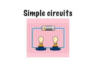 Students trace the main parts of a simple circuit. by Caitlin Kornoely