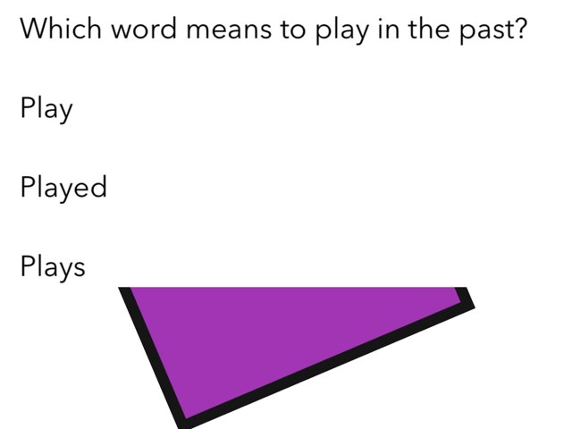 Past tense by Stacie Moore