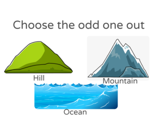 Geography Odd one Out by Andrea Riley