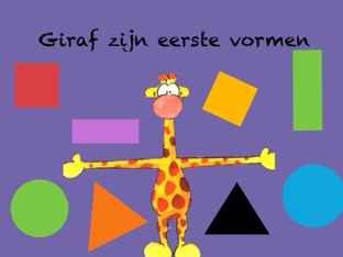 Giraf Zijn Eerste Vormen by Mayke Stevens