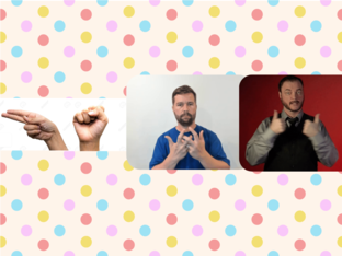 Handshape Matching Game by Caldonia Wilding-Ogren