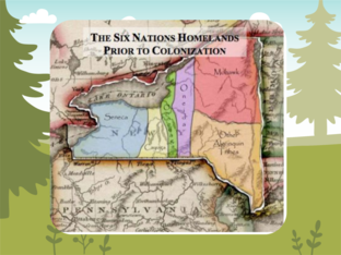 Haudenosaunee Map by Steffanie Williams