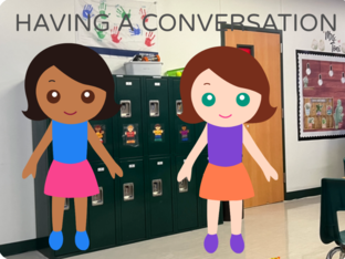 Having a Conversation by Elizabeth Crisman