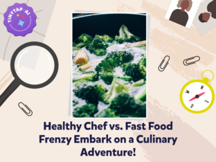 Healthy Chef vs. Fast Food Frenzy by Sof Rodriguez