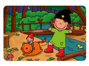 Heksje Mimi en de kabouter by Kristien Frigne