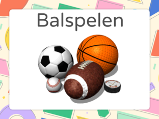 Het balsporten spel by Sien Van Hoof