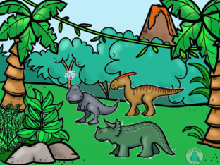 Het grote dino spel by Juf Joke