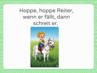 Hoppe, hoppe Reiter by Nadja Blust