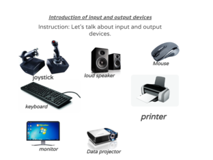 INPUT AND OUTPUT DEVICE by Amie